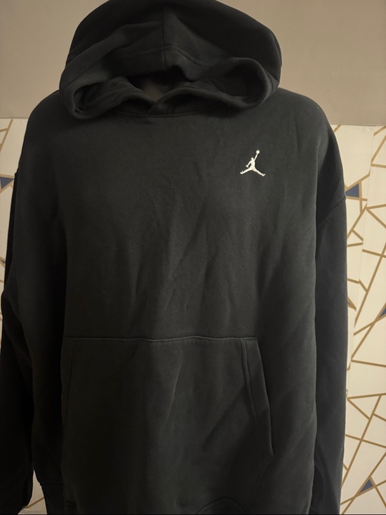 Nike Other - Nike Black Hoodie with White Jumpman Chest Logo